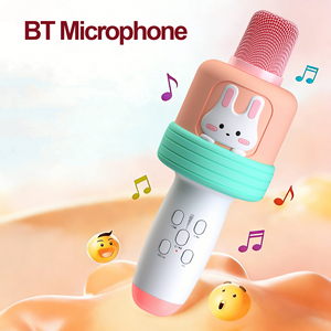 Microphone portable Epro <span class=keywords><strong>K7</strong></span> avec lumière RGB, haut-parleur sans fil pour karaoké à domicile, fête, KTV, cadeau musical pour enfants - Product Image 2