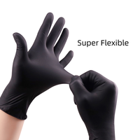 Gants jetables Nitrile 9 pouces sans latex pour le nettoyage, les soins des cheveux, le nail art, la beauté, les salons et le tatouage – 3mil 4mil