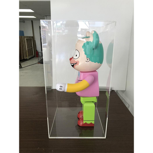 กล่องโชว์ฟิกเกอร์ของเล่นจากโรงงานโดยตรง กล่องใส่ <span class=keywords><strong>Bearbrick</strong></span> พร้อมฐาน กล่องอะคริลิคสำหรับโชว์ - Product Image 2