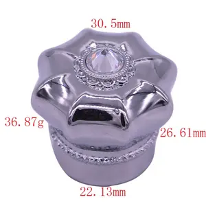 juhong hardware factory chrome bottle stopper perfume 15mm caps for perfume bottles manufacturers