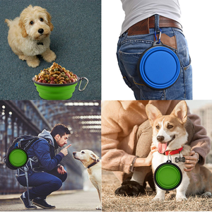 Tazón para Perros con Logotipo Personalizado de Fábrica, Tazones Plegables para Mascotas, Plato Portátil para Alimentar y Dar de Beber a las Mascotas para Paseos, Viajes y Estacionamiento - Product Image 2