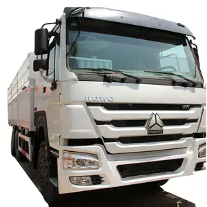 Giá rẻ 336 340 371 375 380 420hp sinotruck HOWO 6*4 xe tải chở hàng với xô hàng rào mới sử dụng xe tải bán buôn