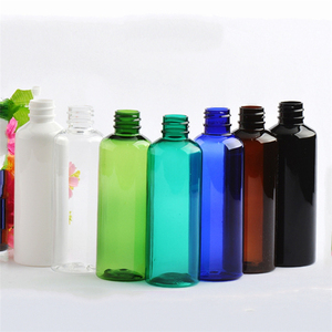 Bán Buôn <span class=keywords><strong>100Ml</strong></span> Hổ Phách Màu Xanh Rõ Ràng Trắng Đen Xanh <span class=keywords><strong>Round</strong></span> Shape PET Nhựa Kem Dưỡng Da Chai Với Flip Cap Nhà Cung Cấp - Product Image 6