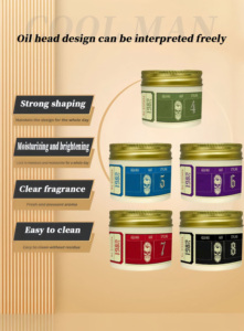 Organic Extra Hold 125ml Private Label <strong>Hair</strong> Styling <strong>Wax</strong> Firm Pomade for <strong>Men</strong> with Organic Cream for Curly <strong>Hair</strong> - Product Image 4
