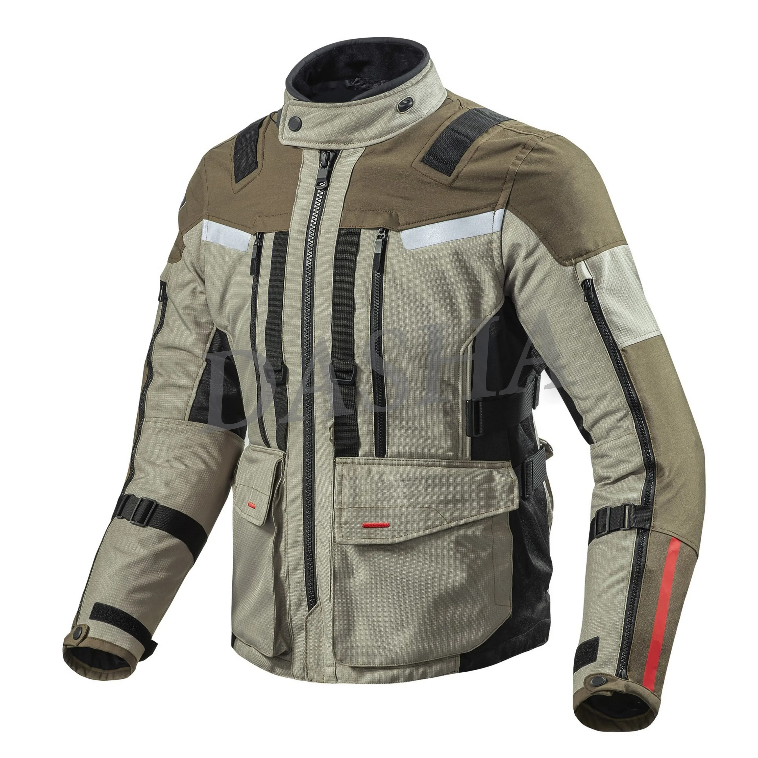 उच्च गुणवत्ता 600D Cordura Moxie तृतीय निविड़ अंधकार मोटरसाइकिल वस्त्र जैकेट सवार के लिए