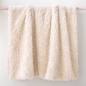 Vente en gros de couverture pour canapé-lit super douce, confortable, épaisse et chaude, fausse frisée, en peluche, en fourrure d'agneau Sherpa - Product Image 6