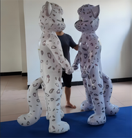 Costume gonflable Léopard des neiges pour adulte, idéal pour les événements festifs - Meilleures ventes