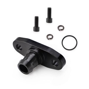 Brida de retorno de aceite de aleación de aluminio de 18 mm para turbocompresor T4 T04B T04E T04S, pieza de repuesto para coche - Product Image 3