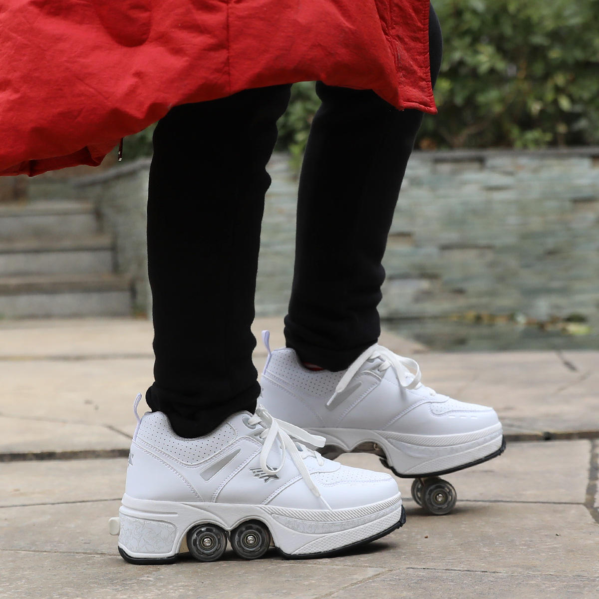 Scarpe da Skate a rotelle regolabili Zapatos Con Ruedas scarpe da