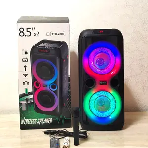 Loa hệ thống rạp hát gia đình chuyên nghiệp TTD2809 20W, loa trầm thông minh 8 inch, siêu loa ngoài trời, đèn LED không dây, loa karaoke - Product Image 6