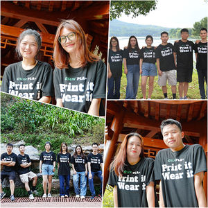 ईसन अनुकूलित लोगो पर्यावरण के अनुकूल नरम प्ला कपास मिश्रण टी-शर्ट - Product Image 6