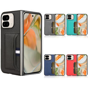 Meilleures ventes Etui porte-cartes portefeuille en cuir PU pour Google <span class=keywords><strong>Pixel</strong></span> 9 Pro Fold - Product Image 1