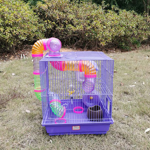 Di plastica Gabbia del Criceto, Commercio All'ingrosso Della Fabbrica di Lusso Piega Personalizzata di Plastica A Buon Mercato In Metallo Gabbia del Criceto Acrilico Per La Vendita - Product Image 4