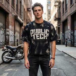 Street Styles Heavyweight Screen Print Vintage <b>Wash</b> Men's Short Sleeve T-Shirt Custom Acid <b>Wash</b> Crewnck Oversized Top T Shirt - Product Image 3