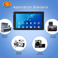 Layar sentuh cerdas untuk industri HMI, 7 8 10.1 13.3 inci Motherboard Android 11 layar sentuh kapasitif Panel kontrol pintar RK3568