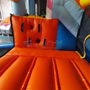 Mini bouncer commercial candyland inflatable <b>bounce</b> house with a slide and <b>ball</b> pits - Product Image 6