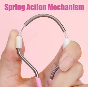 Épilateur facial et tondeuse à sourcils portable pour <span class=keywords><strong>femme</strong></span>, outil de beauté à ressort pour les poils du visage et des lèvres - Product Image 4