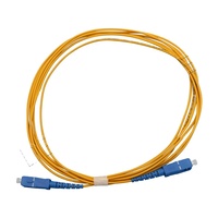 Conector SC Cable de conexión de fibra óptica de modo único SC/PC Cables de puente de fibra óptica