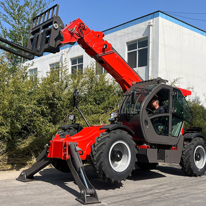 Harga Telehandler China Baru Diesel Kompak 6m Giant 3 Ton 4x4 Compact Rotasyon Telehandler Forklift Teleskopik - Product Image 2