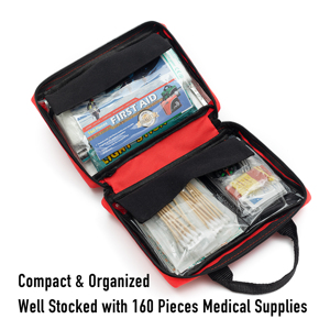 OSHA 160 piezas personalizado viaje botiquín de primeros auxilios portátil de emergencia Primeros Auxilios seguridad Camping emergencia supervivencia <span class=keywords><strong>Kit</strong></span> - Product Image 3