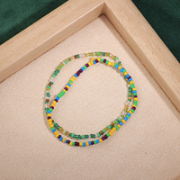 Bracelets tendance pour femmes, style bohème, faits à la main avec perles de verre et perles de rocaille colorées, très demandés