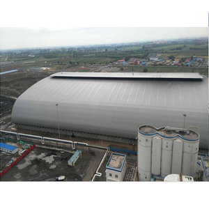Structure préfabriquée en treillis spatial, toit en arche courbée, entrepôt de stockage de charbon en acier, toiture en structure métallique - Product Image 5