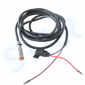 定制2针Deutsch防水母连接器DT06-2S，带橡胶靴LAPP电缆组件汽车线束 - Product Image 1
