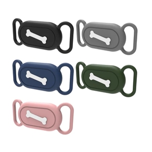 Coque en silicone de qualité supérieure pour <span class=keywords><strong>Samsung</strong></span> Smart Tag 2 Tracker Case Cat Paw and Bone - Product Image 1