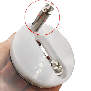 Toilet Seat Fixing <b>Screws</b> Universal Stainless Steel Round Anti Slip Cover <b>Set</b> - Product Image 5