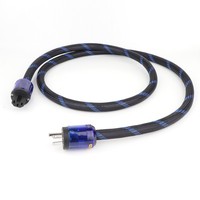 Câble d'alimentation HiFi 10AWG OD17MM 1M OFC conducteur cuivre blindage cordon d'alimentation haut de gamme cordon secteur secteur avec prise US + connecteur IEC C13