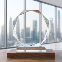 Trophée en cristal K9 poli en forme de goutte d'eau, vierge, personnalisable avec logo, pour récompenses, compétitions, plaques d'honneur et événements professionnels, vente en gros