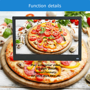Marco de Fotos Digital de 17 Pulgadas con Botones Táctiles, Reproductor de Video HD y <span class=keywords><strong>MP3</strong></span>, Pantalla Ancha - Product Image 4