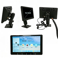 Autoradio Android 10,1 pouces avec GPS, moniteur de voiture, lecteur Android, caméra embarquée 4G pour camion/remorque/camping-car/camionnette