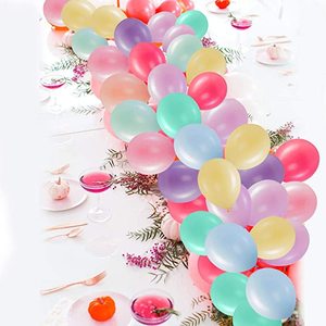 Nicro Vendita Calda 100 Pezzi <span class=keywords><strong>Palloncini</strong></span> in Lattice Macaron <span class=keywords><strong>Arcobaleno</strong></span> Pastello, Colori Assortiti 12 Pollici, Decorazioni per Feste Colorate - Product Image 3