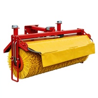 Brosse à neige rotative municipale personnalisée, haute résistance, fil de nylon, balayeuse à neige rotative