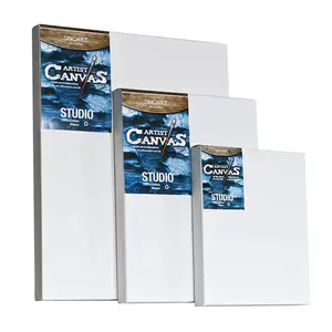 Sinoart Professional Art liefert Stretched Cotton Leinen Blank White Artist Canvas für 3 Style Canvas Board Lienzo