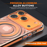 Coque AUREXIONICS à dégradé ondulé pour iPhone 17 Pro Max avec protection anti-traces de doigts