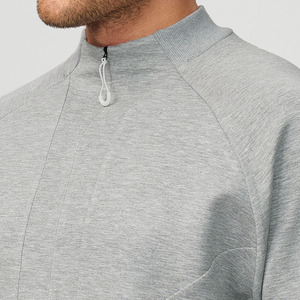 Özel Logo yüksek kalite koşu sokak Activewear tişörtü üst spor salonu gevşek Athleisure koşu Hoodie kazaklar erkekler için - Product Image 4