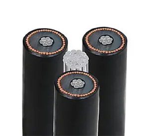 Cabos aéreos ABC blindados 6.35/11kV para AS/NZS 3599.1 (AL/XLPE/CWS/HDPE)