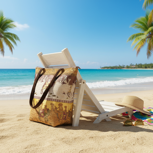 Sac de plage à motifs de chameau, style arabe, Souvenir de turquie - Product Image 3