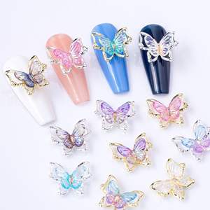 Nagels tudio Radiant Gold Silber Hohl kanten Nail Art Schmuck Luxuriös Schöne Exquisite Schmuck dekoration - Product Image 1