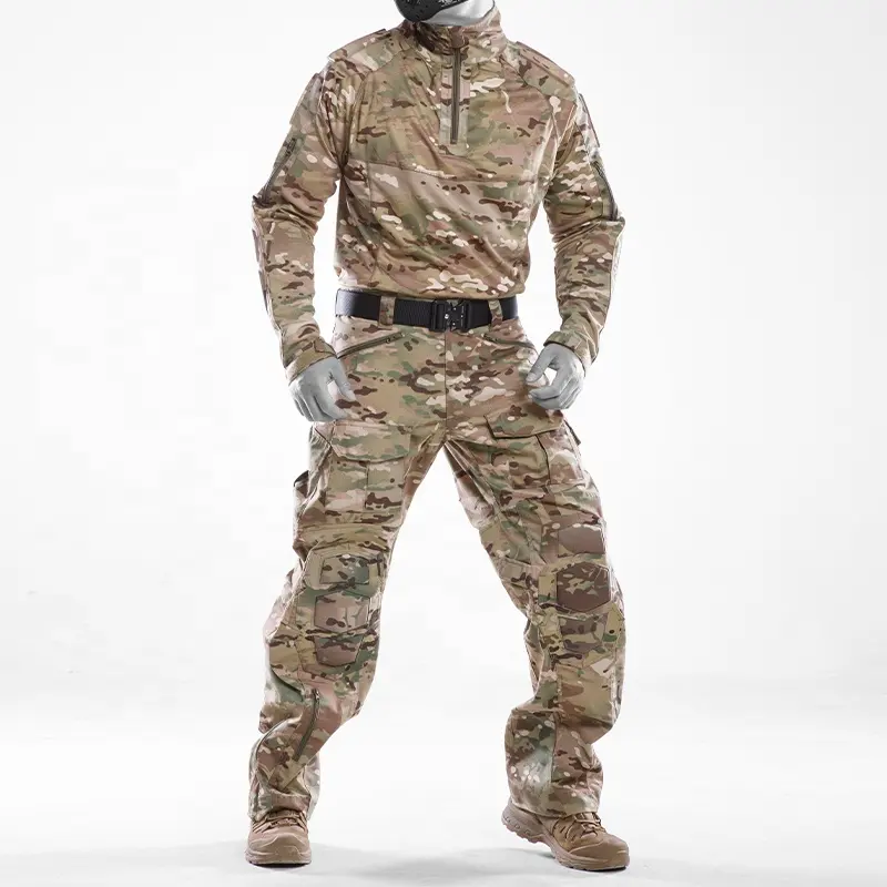 Huanlong Hochwertige Fabrik Großhandel Custom Combat Camouflage Suits Russische Camouflage Tactical Uniformen