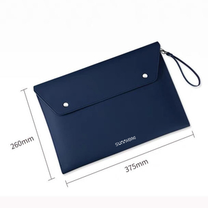 Lớn A4 Tài Liệu Tập Tin PU Da Phong Bì Trường Hợp Trọng Lượng Nhẹ Kinh Doanh/Hàn Quốc Máy Tính Xách Tay Tay Áo Bền Túi Xách Cho Văn Phòng Phẩm Máy Tính Bảng - Product Image 2