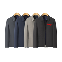 Veste de Luxe Homme Haute Qualité Style Ample Veste de Costume Professionnelle Veste de Travail Homme Tissée en Italie Veste Décontractée Homme Manteaux