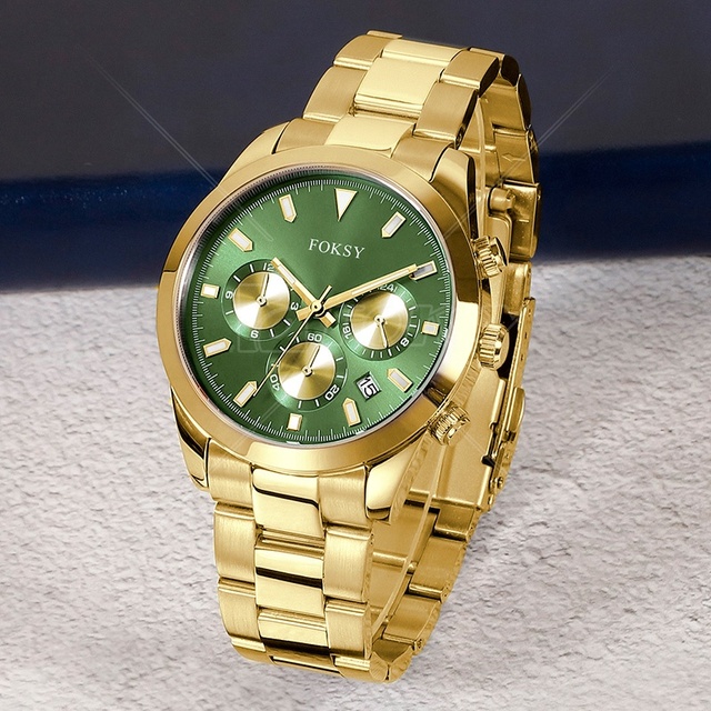 Hot New Trendy Original Brand Design Wrist Waterproof Custom Logo Luxury Chronograph Quartz Watch for Men