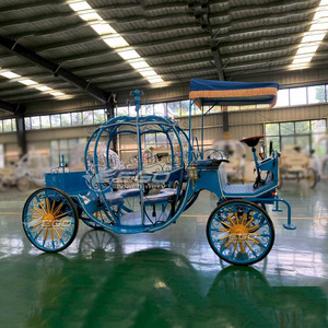 Carruaje de Princesa Cenicienta Eléctrico Más Vendido en 2026, Material de Acero, Carruaje de Boda con Forma de Calabaza, Transporte Especial - Product Image 6
