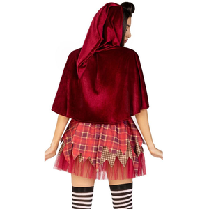 Disfraz <span class=keywords><strong>de</strong></span> Bruja Caperuza Roja <span class=keywords><strong>de</strong></span> Alta Calidad <span class=keywords><strong>para</strong></span> Halloween, Capa <span class=keywords><strong>de</strong></span> Cosplay <span class=keywords><strong>para</strong></span> Halloween - Product Image 3