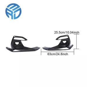 MRD <span class=keywords><strong>pour</strong></span> Infiniti Q50 <span class=keywords><strong>Sport</strong></span> 2018 + lunettes de brouillard en Fiber de carbone véritable pièces de brouillard en fibre de carbone ordinaire en carbone et nid d'abeille - Product Image 2