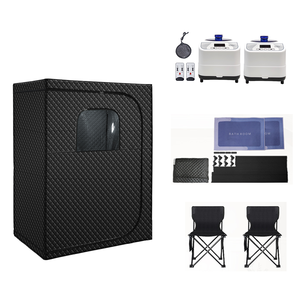 ZT - Sauna de Vapor Personalizada para 2 Personas con Terapia de Luz Roja, Sauna Húmeda Portátil, Caja de Sauna para el Hogar - Product Image 5