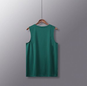 Camiseta sin mangas atlética original para hombre con estampado de rayón y correas de contraste para hombre - Product Image 5